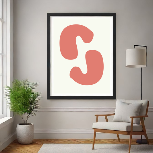 Coral Balance – Minimalist Organic Abstract Wall Art