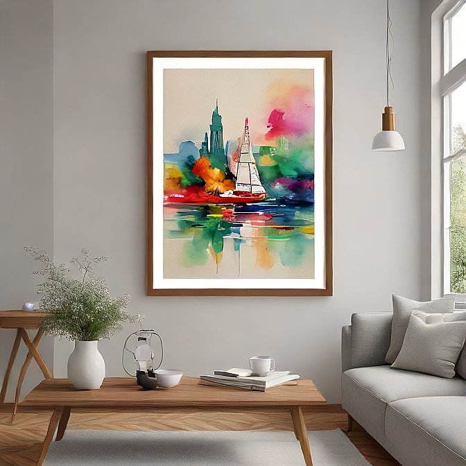 Harbor Dreams in Watercolor