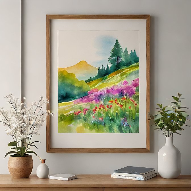 Wildflower Meadow Morning