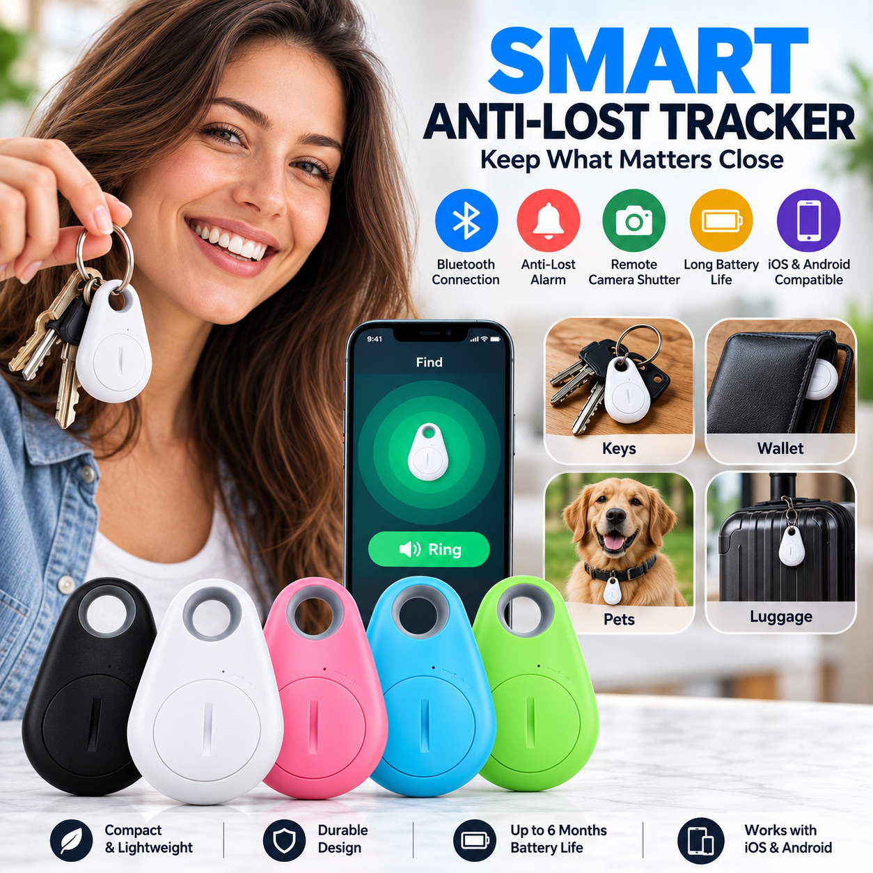 Anti Lost MINI GPS TRACKER (Lost Object Finder)